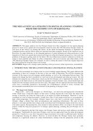 Ron rates for 1 eur. Pdf The Mega Event As A Strategy In Spatial Planning Starting From The Olympic City Of Barcelona