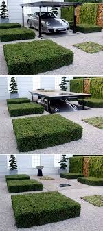 Garden Underground Garage It S Time To Hide Your Car Underground Homes Underground Garage Garage Design