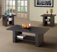 Coffee table set, quick ship online at macys.com. Coaster 3 Pc Iverson Black Coffee Table End Table Set Living Room Table Sets Coffee Table End Table Set Coffee Table