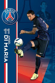 01 47 43 71 71. Paris Saint Germain Fc Angel Di Maria Poster Plakat 3 1 Gratis Bei Europosters