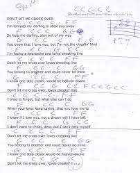Don T Let Me Cross Over The Line Jim Reeves Guitar Chord Chart Capo 1st Guitar Chord Chart Lyrics And Chords Ukulele Lesson