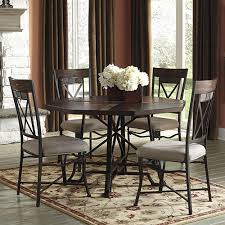 Scarlett 7 piece dining set with upholstered host chairs. Dunk Bright Furniture Dining Room Furniture Syracuse Utica Binghamton