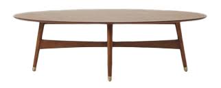 Buy oval coffee tables and get the best deals at the lowest prices on ebay! Reeve Mid Century Oval Coffee Table Decorist