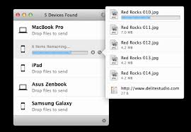 Depending on the size of the file(s), you may have to wait a while for the transfer to complete. File Transfer For Mac Delite Studio