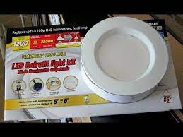 How To Install The Costco Led Retrofit Light Kit Installing Recessed Lighting Flush Mount Led Lights Lighting Hacks