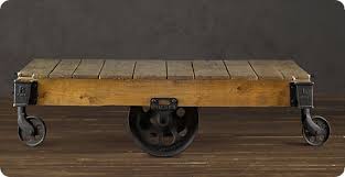 Industrial cart coffee table diy. Diy Factory Cart Coffee Table Knockoffdecor Com