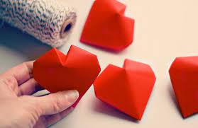 Origami Tutorial De Como Hacer Corazones 3d De Papel Valentines Origami 3d Origami Heart Origami Heart