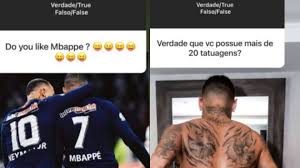 Jugar de nuevo verdadero o falso. Neymar Se Sumo A Un Particular Desafio De Instagram Tyc Sports