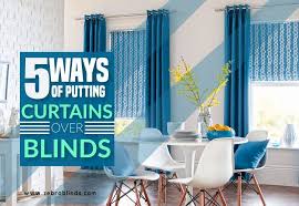 Curtains or sheers can soften the hard lines of a porch and add movement as they billow out in the that way they'll just disappear again into the white of the porch. Can You Put Curtains Over Blinds 5 Ways Of Putting Curtains Over Blinds