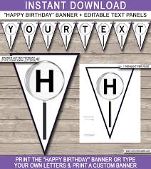 Pennant banner template flag printable monochrome hd png 2048x2905 3047681 pngfind. Secret Agent Party Banner Template Happy Birthday Bunting Pennants