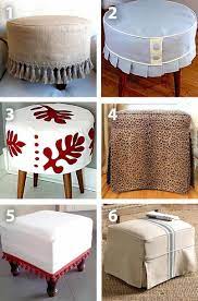 It's really a fun piece and ties the look of. Diy Ottoman Slipcover Tutorial Sewing Be Brave And Bloom