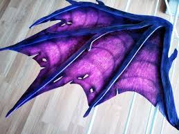 Black And Purple Dragon Wings Monkey Wings Demon Wings Dragon Wings Fantasy Demon