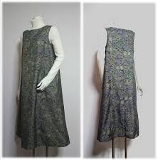 161 通年okジャンスカにもなる大島紬のaラインワンピース ハンドメイドマーケット minne aライン ワンピース ワンピース ファッションアイデア