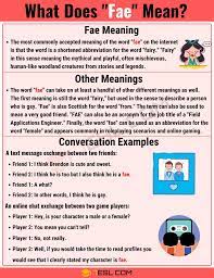 Fae Meaning With Useful Conversations In English 7esl Conversational English Meant To Be Internet Slang