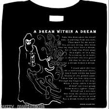 Details About Edgar Allan Poe Dream Within A Dream T Shirt Graphic Poetry Sizes Sm 5x