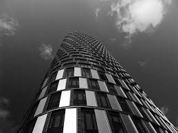 Black And White Building Images Black And White Building Clouds High Angle Shot Monochrome Sky Skyscraper Tall Windows Skyscraper Building Glass Building
