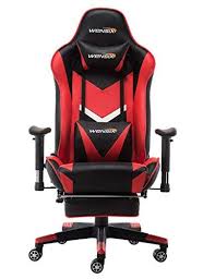 Find all cheap gaming chair clearance at dealsplus. Wensix Office Desk Chair Gaming Chair Ergonomic Racing Computer Chair High Back Pu Leather Massage With Headrest Lumbar Support And Footrest Red 002 Buy Online In Dominica At Dominica Desertcart Com Productid 111454285