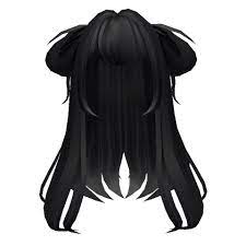 Customize Your Avatar With The Loose Black Anime Side Buns And Millions Of Other Items Mix Matc In 2021 Black Hair Roblox Black Hair Aesthetic Roblox Codes For Hair