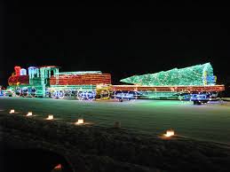 The Christmas Train East Peoria Peoria Illinois Festival Lights