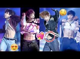 There has been several occasions when his abs were accidentally revealed but more or less, fans were once again going. Bts Members Abs Official Ranking Youtube Taehyung Abs Bts Abs Jungkook Abs