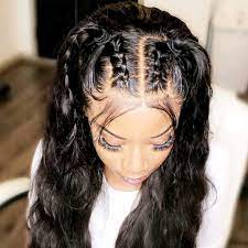250 Density Brazilian Hair 360 Lace Frontal Wig With Baby Hair Body Wave Pre Plucked Braided Hairstyles Natural Hair Styles Real Hair Wigs