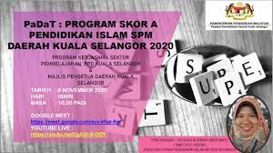 Tingkat 13, plaza masalam, jalan tengku ampuan zabedah, 40100 shah alam faks: Padat Program Skor A Pendidikan Islam Spm Daerah Kuala Selangor 2020 Youtube