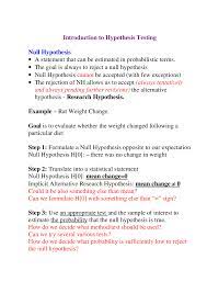 Choose a custom research paper writing service from experts. Introduction To Hypothesis Testing Class Notes Geos 5374 Docsity
