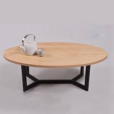 Nsdirect 36 inches round coffee table, rustic wooden surface top & sturdy metal legs industrial sofa table for living room modern design home furniture with storage open shelf (light walunt) 4.4 out of 5 stars. Special Minimalist Modern Wood Coffee Table Tea Table Small Apartment Living Room Creative Fashion Oval Green Old Pine Furniture Pine Tree Pine Moldingspine Furniture Board Aliexpress