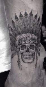 With the most intricately detailed section would be the headdress. Indian Skull Tattoos Meanings Main Themes Tattoo Designs