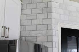 Both marble and grout are easy surfaces to clean, when you apply the proper cleaning. That Hampton Carrara Marble Backsplash Done Zo Chris Loves Julia