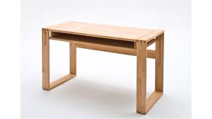 Ideal als kleiner schreibtisch, toller eyecatcher. Schreibtisch Jasmin Kernbuche Massiv Geolt Mit Ablage