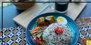 1/4 cawan air asam jawa. Nasi Dagang Kelantan