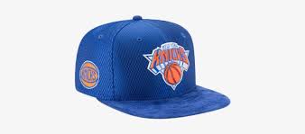 Hats are one of the most famous types of head wear clothing accessories which are placed on top of the head. New York Knicks On Court 2017 9fifty Hat New York Knicks New Era Nba 2017 On Court Collection 421x480 Png Download Pngkit