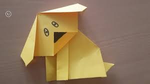 Origamiyle Kopek Nasil Yapilir Youtube