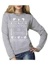A knight of the seven kingdoms. Christmas Is Coming Weihnachtspullover Damen Fur Got Fans Frauen Sweatshirt Weihnachtspullover Damen Sweatshirt Pullover