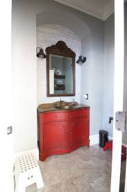 Bathroom floor cabinet for small bathroom ideas can be made into amazingly gorgeous looking with significant functionality so that a lot more fascinating in featuring great furniture. A New Color For Our First Floor Bathroom Vanity Bower Power