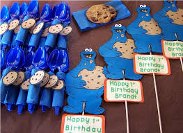 Pumpkin sugar cookies decorated halloween cookies decorated halloween sugar cookies. Cookie Monster Decorations For Baby Birthday Oscarsplace Furniture Ideas