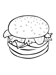 Select one of 1000 printable coloring pages of the category kids. Hamburger Coloring Pages Free Printable Hamburger Coloring Pages