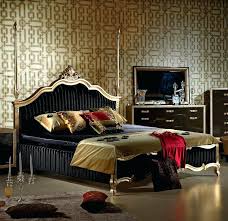 Choosing a moody vibe in the bedroom, there's nothing quite like black statements. Black Gold Bed Plain Design Bedroom Best Ideas Ultimate Golden Bac Ojj