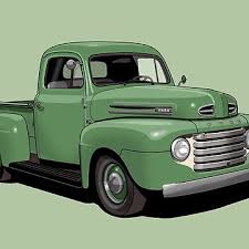 Image result for Sea Island Green 1950 Ford Truck
