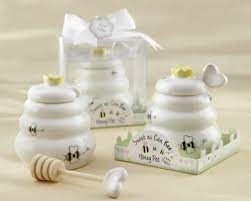 Our unique baby shower honey jar favors are filled with our 100% natural wildflower honey, delicious beyond compare, and available in a variety of sizes and shapes to help you customize your baby shower favor selections, and create the most adorable diy baby shower favors. Honey Jar Baby Shower Favors With Wooden Dipper Free Custom Tags