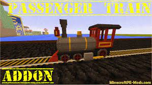 Minecraft pocket edition train mod. Passenger Train Minecraft Pe Mod Addon 1 17 2 1 16 221 Download
