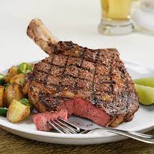 Rib eye steak, cho ice of sauce (pepper or mushroom) karimata.org. Bone In Ribeye Kansas City Steaks