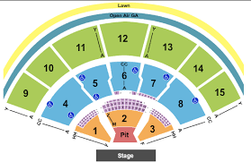 xfinity center seating chart mansfield