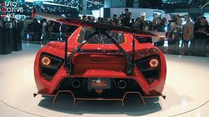 Zenvo Tsr S Active Rear Wing Demonstration Geneva Motorshow 2018 Youtube