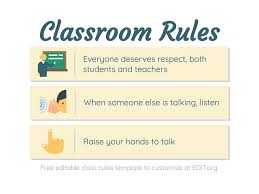 When it comes to setting rules in the classroom, in some ways the old adage hope for the best, but prepare for the worst rings many teachers involve students in establishing their classroom rules. Free Customizable Classroom Rules Poster Templates