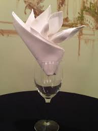Bird Of Paradise Napkin Folding Instructions Bird Of Paradise In A Glass Napkin Folding Napkins Linen Napkins