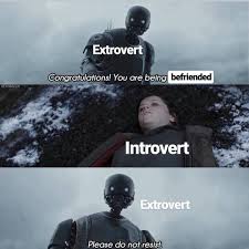 The Souless Ginger On Instagram Relatable Repost Inept Intp Extrovert Congratulations Befriended Star Wars Humor Star Wars Fandom Star Wars Memes