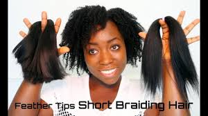 Your big box braids hairstyle may feature big box braids and a number of tiny box braids. How To Feather Tips Short Kanekalon Braiding Hair Best Results Box Braids Twist Hair Extensions Youtube