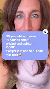 Celebrating more than just the scale! ⁣ ⁣ In just one year, this incredible  client transformed her health from the inside out. ⁣ ⁣ Her cholesterol  markers tell the real story: ⁣ ⁣